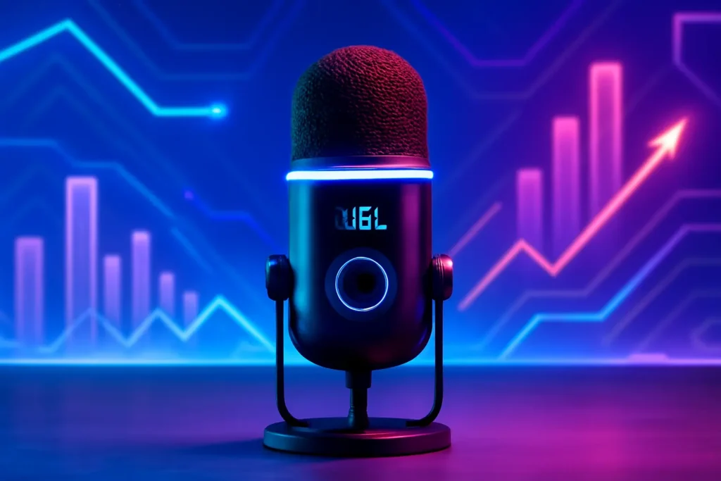 6 Microfones JBL Quantum Stream: Som de Alta Qualidade com Desconto na Amazon