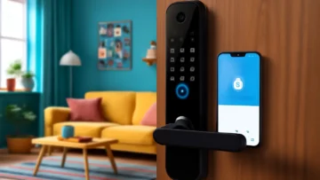 3 Fechaduras Eletrônico Digital Biométrica Com Câmera Wifi, Controle do App Tuya com atualização garantida