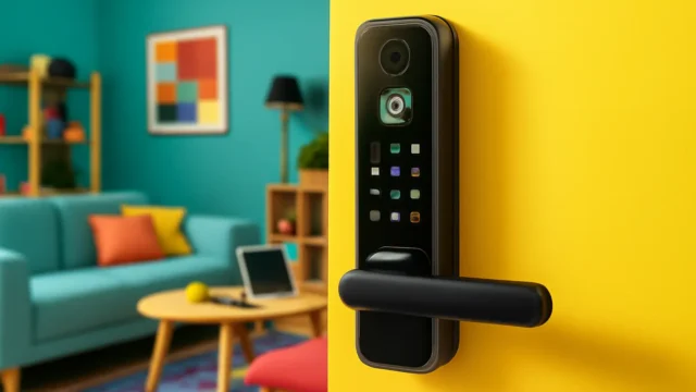 Nota máxima ★5: 3 Fechaduras Eletrônico Digital Biométrica Com Câmera Wifi, Controle do App Tuya aprovadas pelos usuários