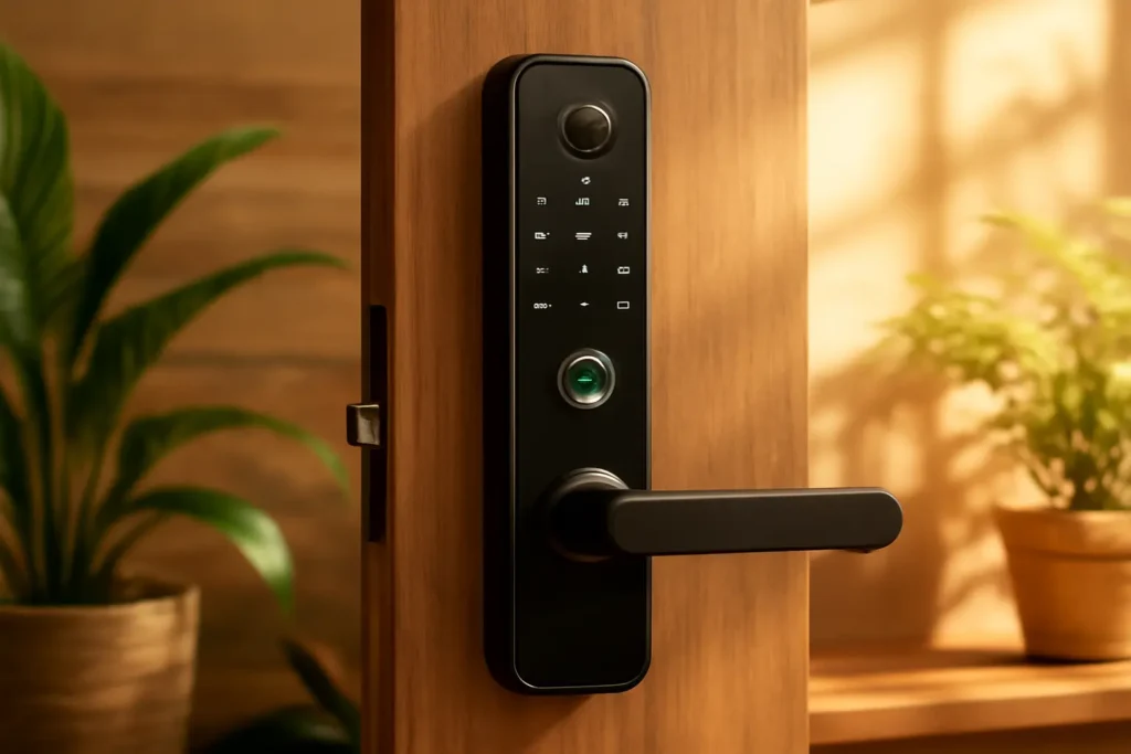 Fechadura Eletrônico Digital Biométrica Com Câmera Wifi, Controle do App Tuya barato e confiável para todos os bolsos