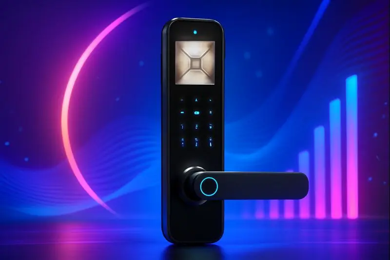 Fechadura Eletrônico Digital Biométrica Com Câmera Wifi, Controle do App Tuya: Barata e Confiável para Qualquer Bolso