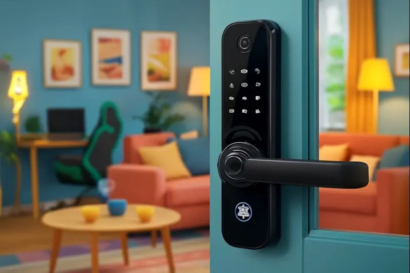 Autonomia top: 3 Fechaduras Eletrônicas Digitais com Carregamento Rápido