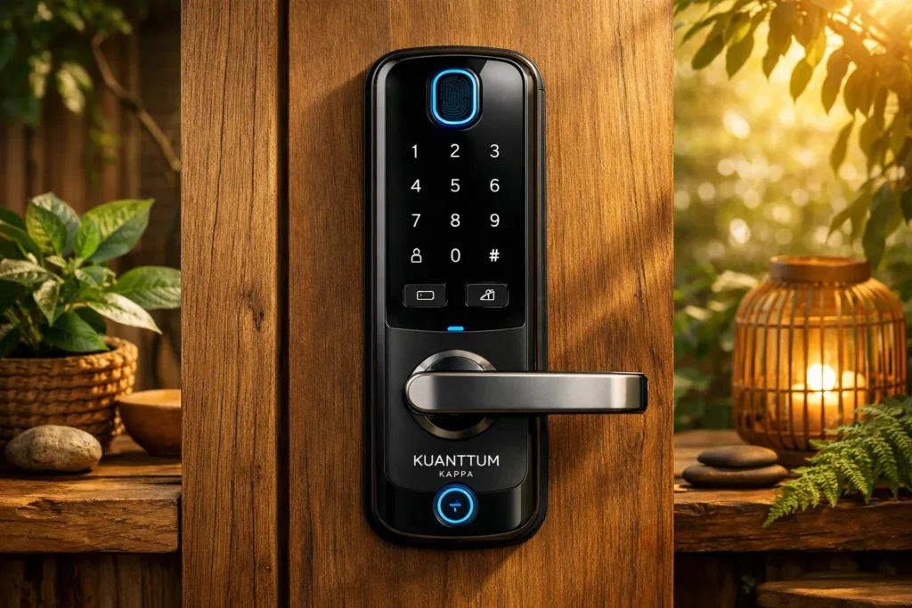 Descontos de até 10%: 3 Fechaduras Eletrônicas Inteligentes Kuanttum em oferta especial