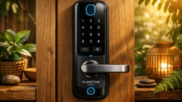 Descontos de até 10%: 3 Fechaduras Eletrônicas Inteligentes Kuanttum em oferta especial