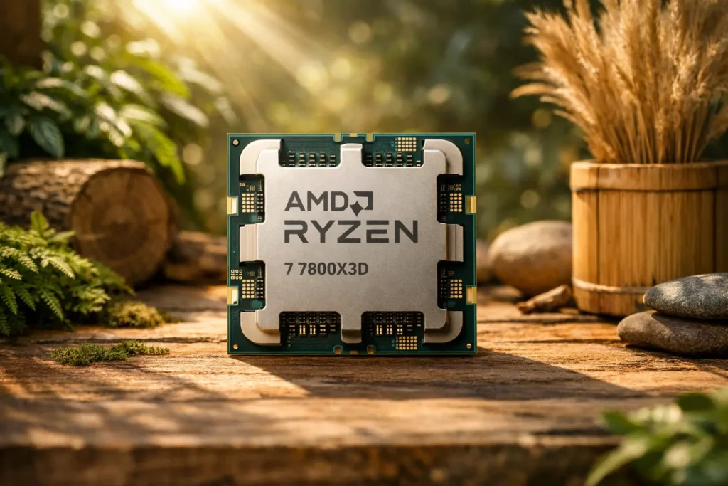 Melhor processador AMD Ryzen 7 7800X3D com alto desempenho para jogos