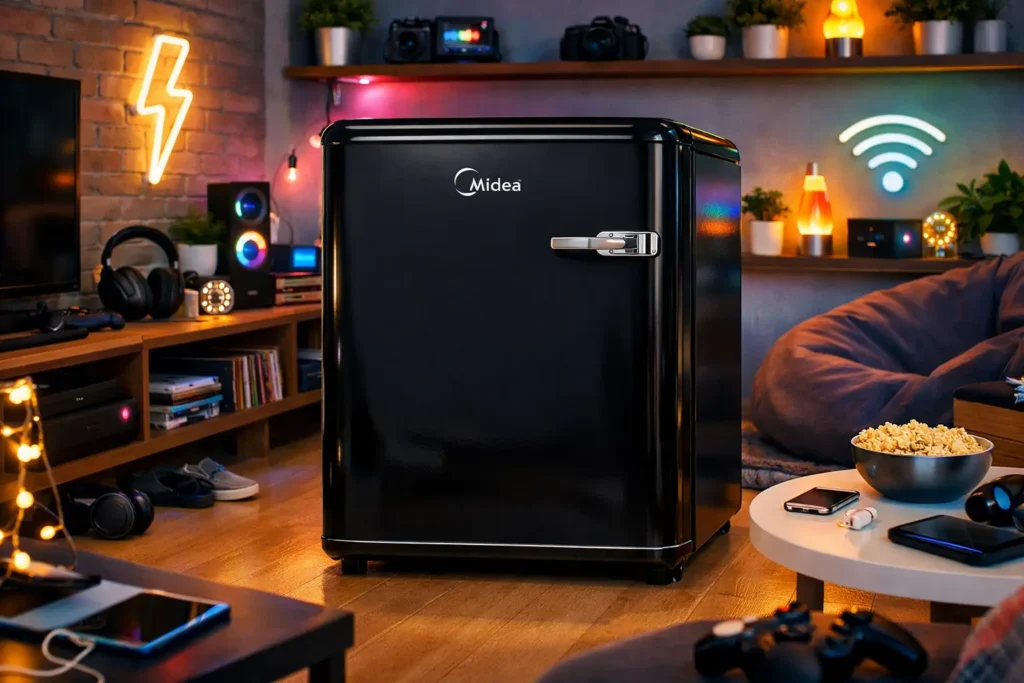 Garantia estendida: 3 Frigobares Midea com suporte VIP