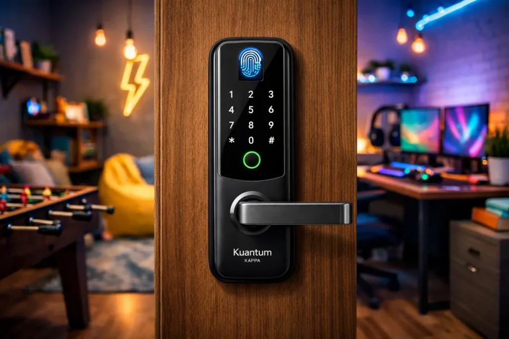 Compactos e poderosos: 3 fechaduras eletrônicas Kuanttum para sua casa