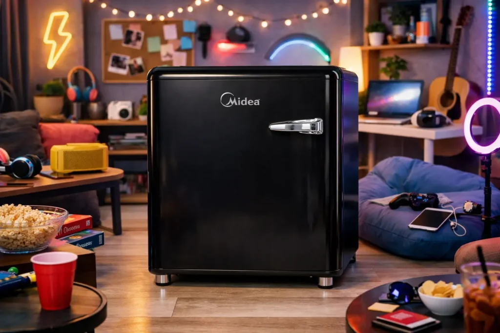 3 Frigobares Retrô Midea com Tecnologia Inverter e Design Elegante