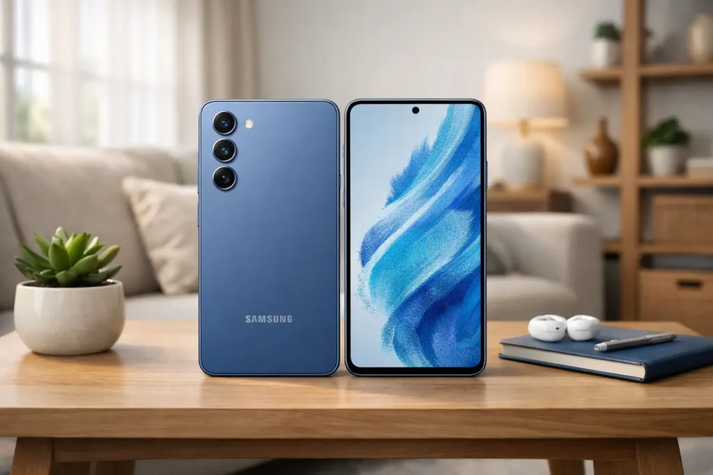 3 Celulares Samsung Galaxy S25 FE 5G prontos para viagem com bateria duradoura