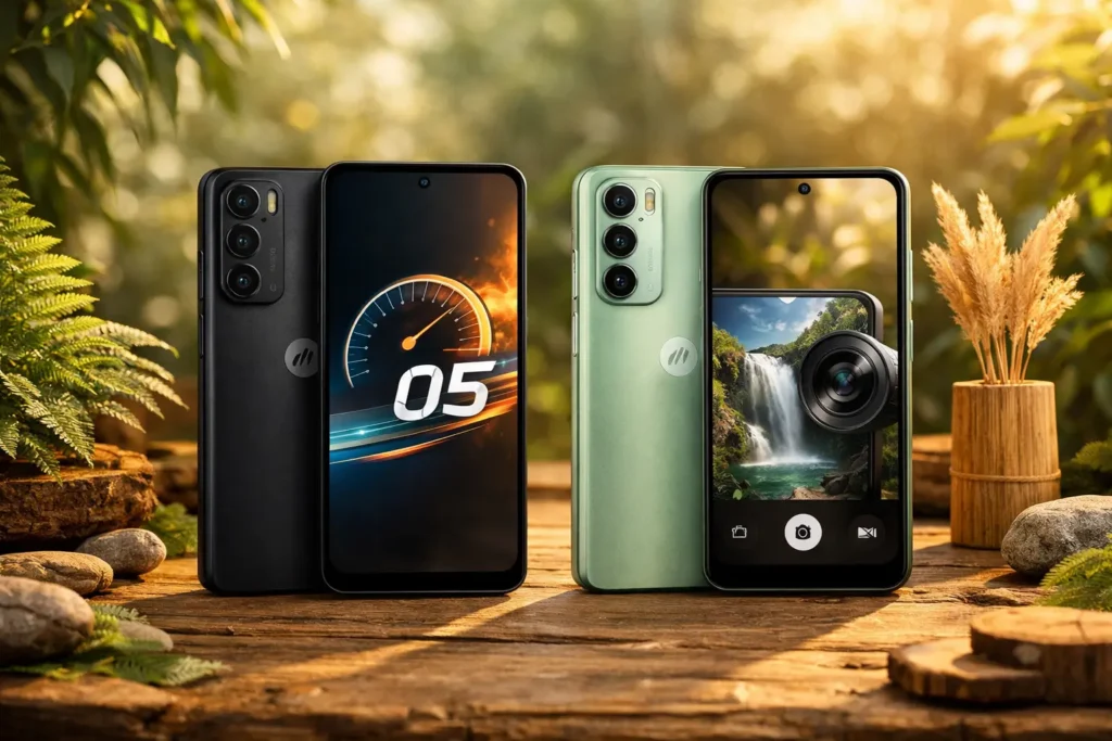 Realme Note 60x vs Motorola Moto g05: Desempenho ou Câmera de Alta Resolução?