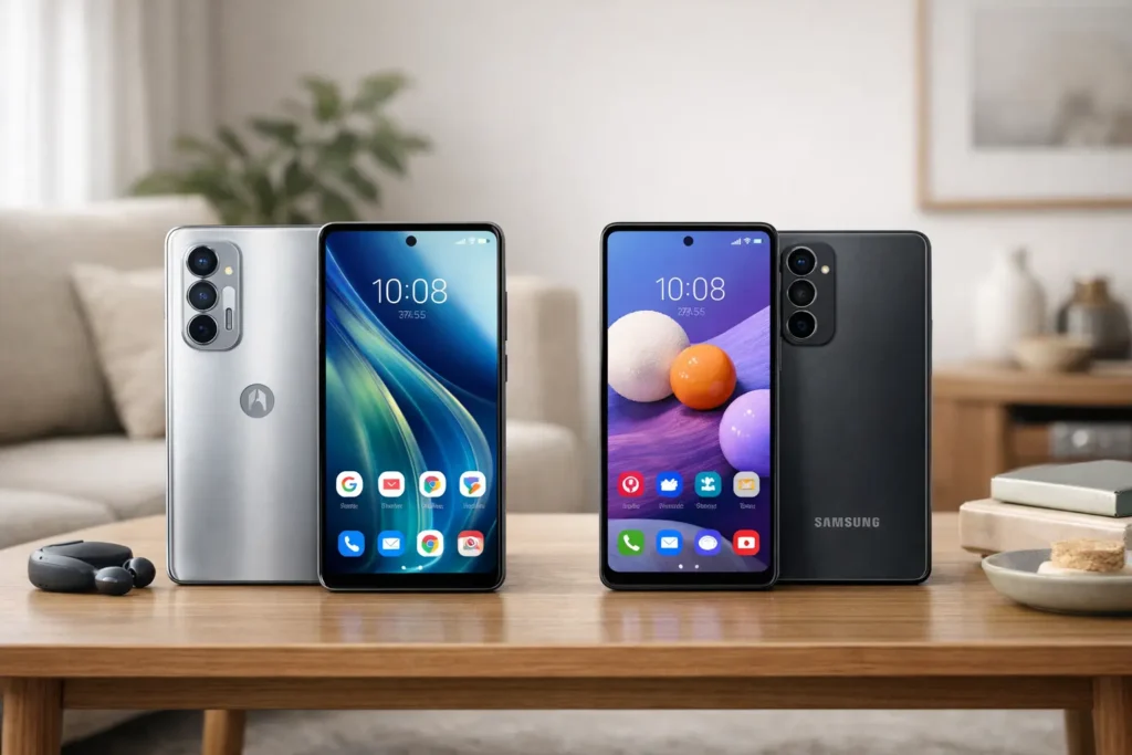 Motorola Moto G75 5G vs Samsung Galaxy A56 5G: Desempenho ou Durabilidade?