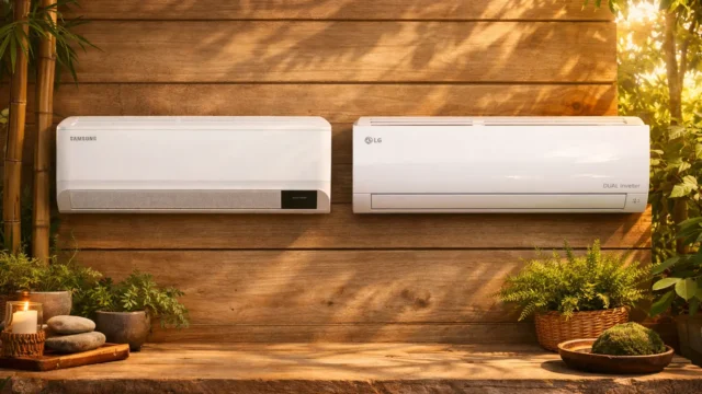 Samsung WindFree AI Inverter vs LG Dual Inverter Voice: Eficiência ou Silêncio?