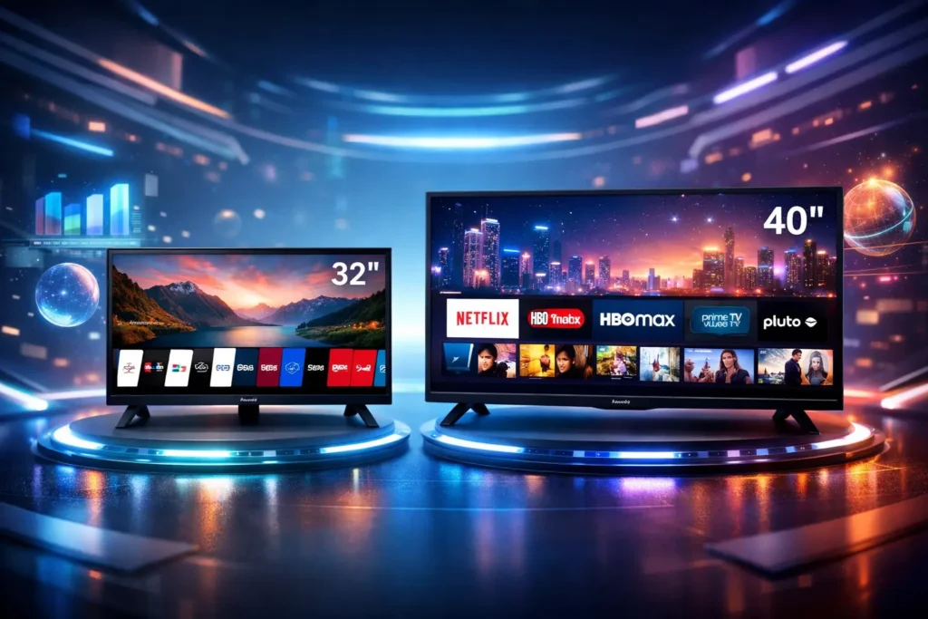 LG Smart TV 32" vs Philco Smart TV 40”: Tamanho ou Tecnologia?