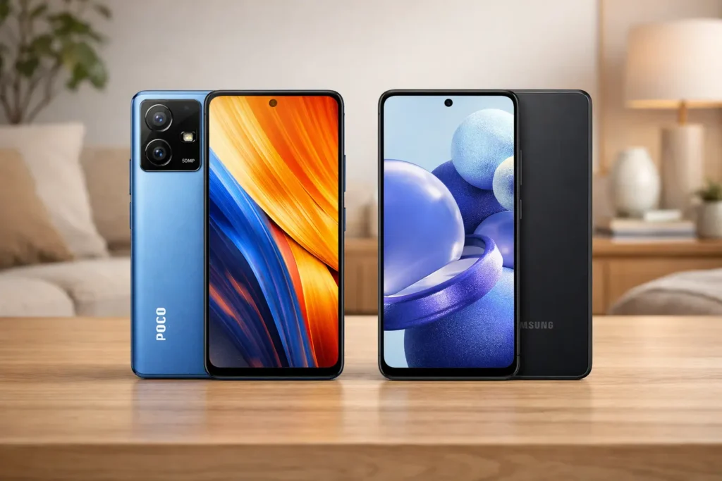 Xiaomi Poco X7 Pro 5G vs Samsung Galaxy A56 5G: Desempenho ou Conectividade?