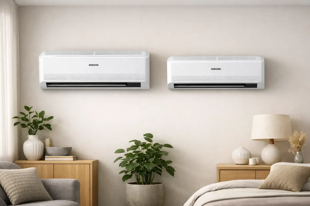 Samsung WindFree AI Inverter 12.000 Btus vs Samsung WindFree AI 9.000 Btus: Desempenho ou Eficiência?