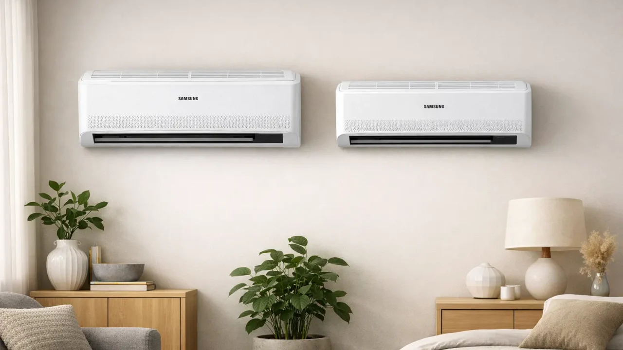 Samsung WindFree AI Inverter 12.000 Btus vs Samsung WindFree AI 9.000 Btus: Desempenho ou Eficiência?
