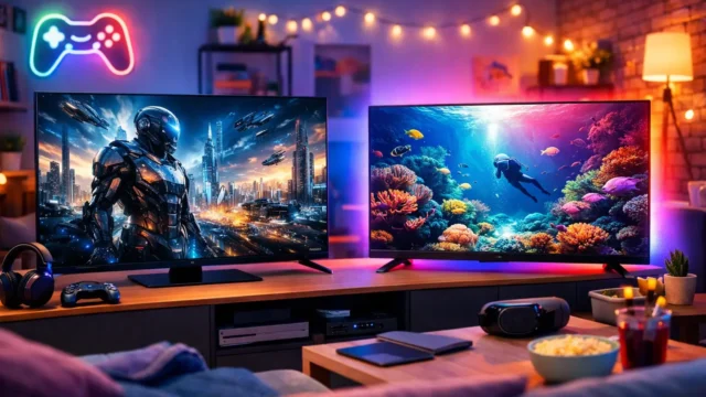 Samsung Vision AI TV 55" QLED vs Philips Smart TV Ambilight 50" 4K: Desempenho ou Imersão?
