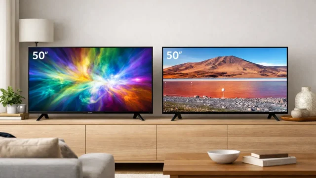 Samsung Vision AI TV 50" QLED ULTRA 4K vs Samsung Smart TV 50" Crystal UHD 4K: Qual é a melhor escolha?