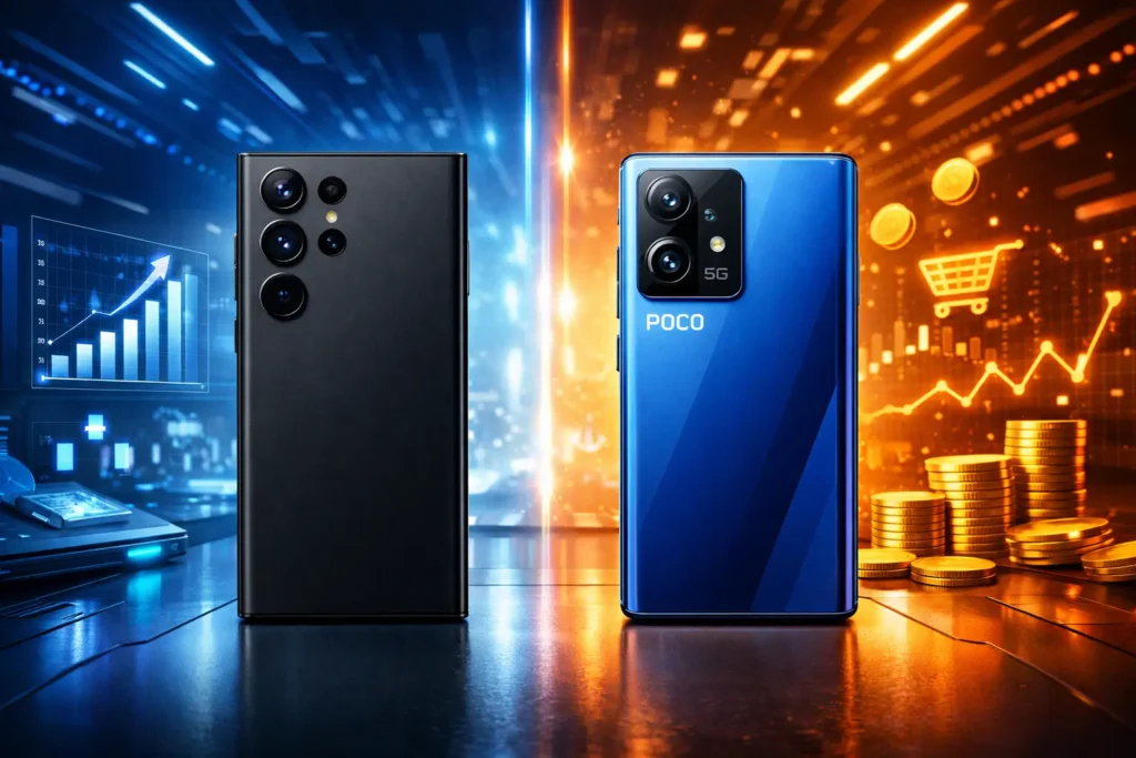 Samsung Galaxy S24 Ultra vs Xiaomi Poco X7 Pro 5G: Desempenho ou Custo-benefício?