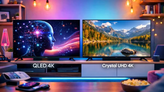 Samsung Vision AI TV 50" QLED ULTRA 4K vs Samsung Smart TV 50" Crystal UHD 4K: Qualidade de Imagem ou Tecnologia Avançada?