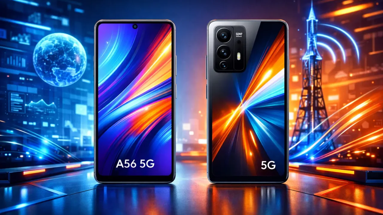 Smartphone Samsung Galaxy A56 5G vs Xiaomi Poco X7 Pro 5G: Desempenho ou Conectividade?