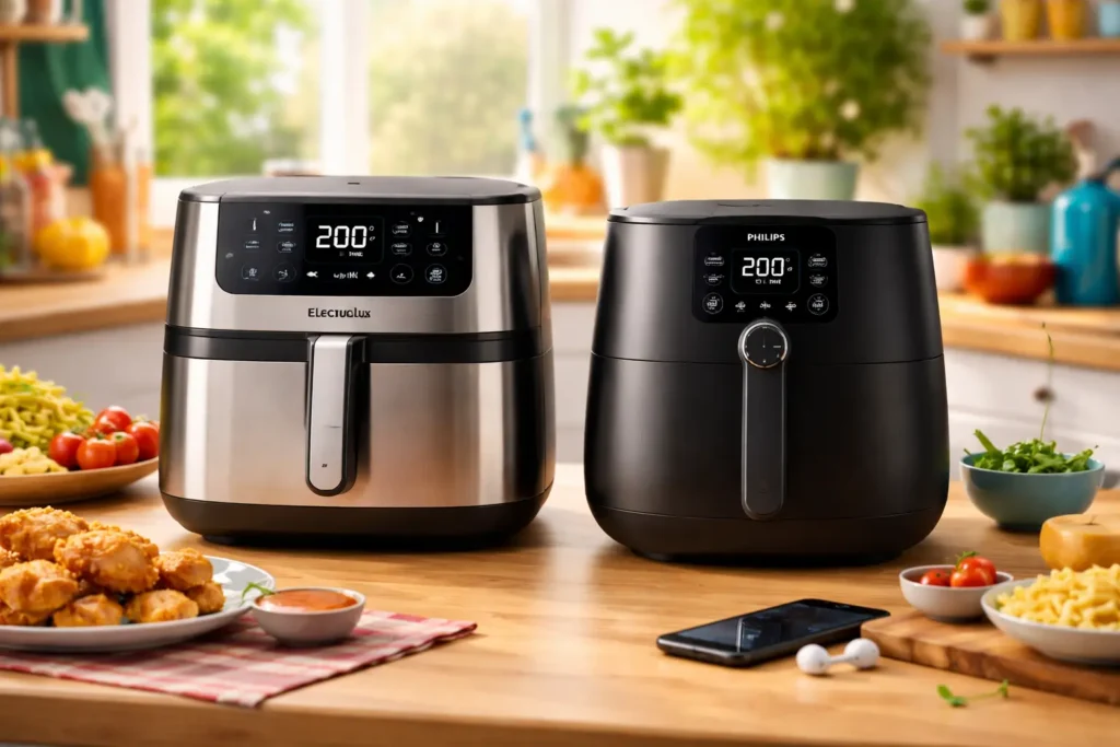 Electrolux 12L vs Philips Walita 7,2L: capacidade ou potência?