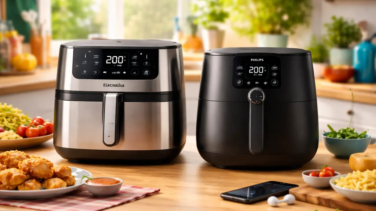 Electrolux 12L vs Philips Walita 7,2L: capacidade ou potência?