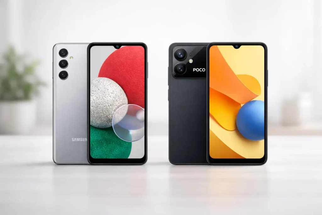 Samsung Galaxy A05s vs Xiaomi Poco C75: Desempenho ou Armazenamento?