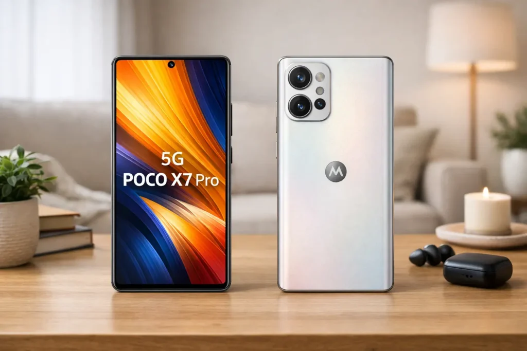 Xiaomi Poco X7 Pro 5G vs Motorola Edge 60 5G: Desempenho ou Câmera?