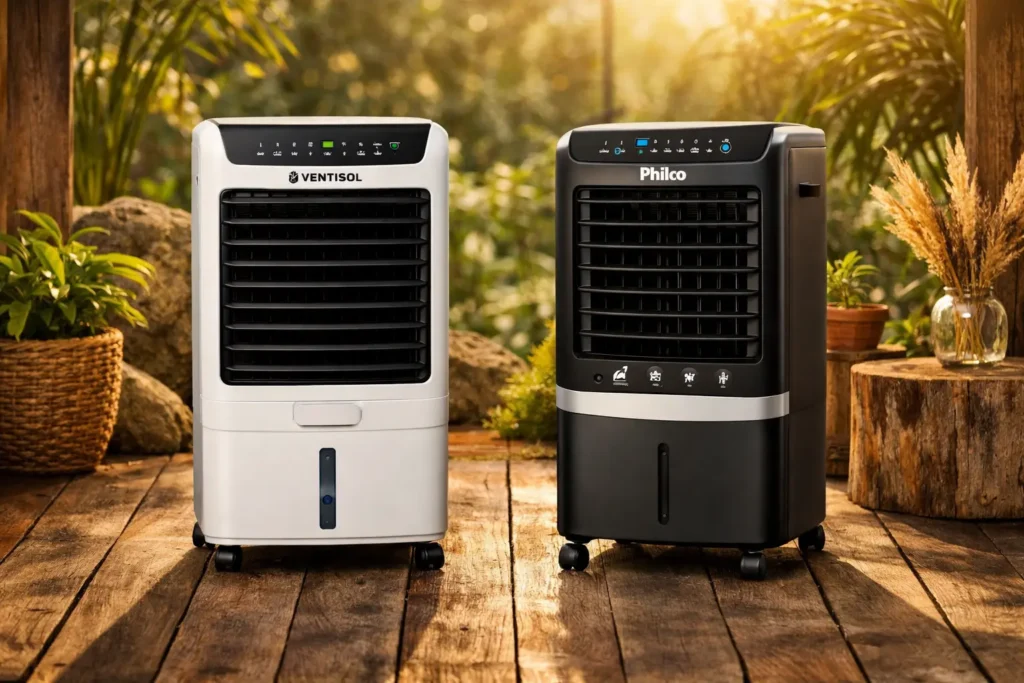 Ventisol Climatizador CLIN vs Philco Climatizador 4 em 1 PCL05A: Eficiência ou Versatilidade?