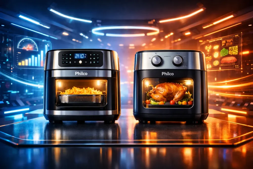Air Fryer Philco 16L PAF16A vs 15L PAF15A: Desempenho ou Versatilidade?