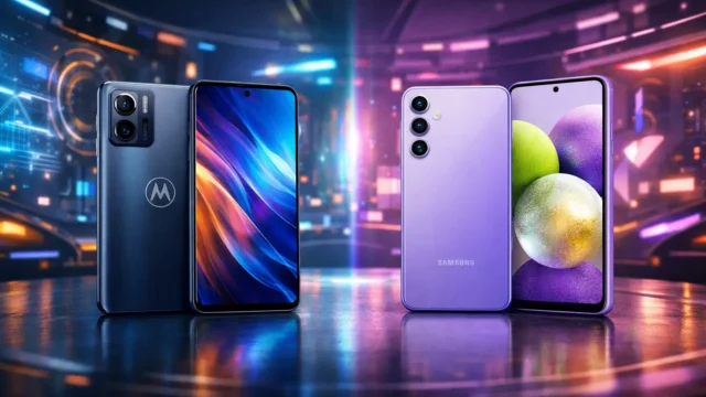 Motorola Moto G75 5G vs Samsung Galaxy A55 5G: Desempenho ou Design?