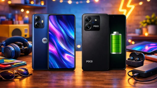 Motorola Moto G75 5G vs Xiaomi POCO M7 Pro 5G: Desempenho ou Bateria?