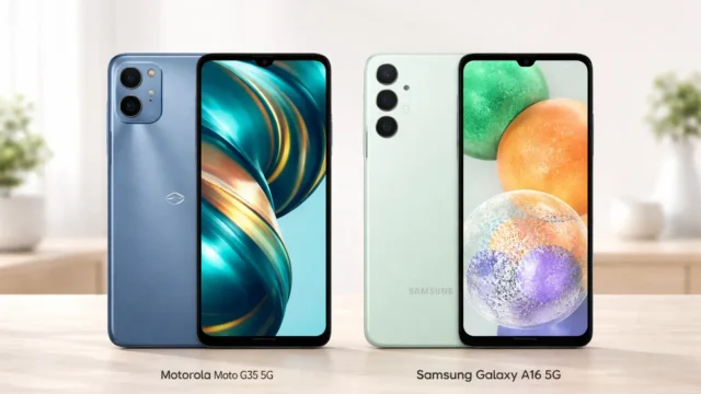 Motorola Moto G35 5G vs Samsung Galaxy A16 5G: Desempenho ou Tela Maior?