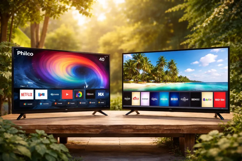 Smart TV Philco 40" vs LG 43LR6700: Qual oferece o melhor custo-benefício?