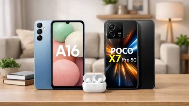 Samsung Galaxy A16 vs Xiaomi Poco X7 Pro 5G: Desempenho ou Conectividade?