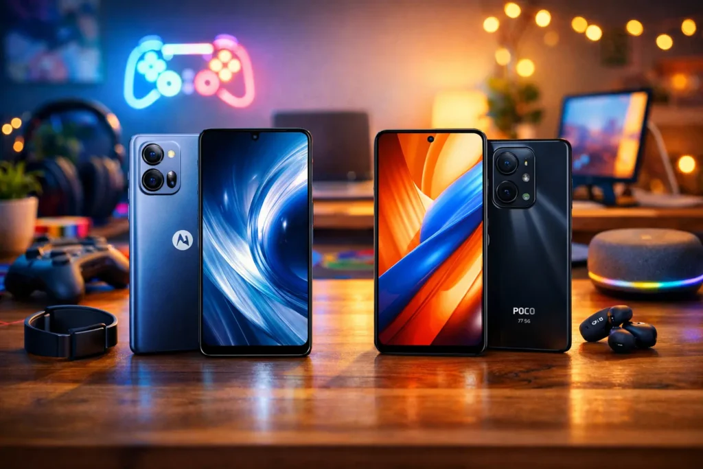 Motorola Moto G75 5G vs Xiaomi Poco X7 Pro 5G: Desempenho ou Conectividade?