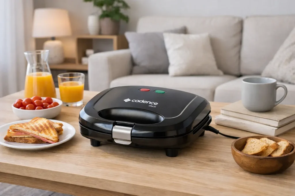 6 Sanduicheiras Elétricas Cadence Click com Garantia Estendida e Suporte VIP