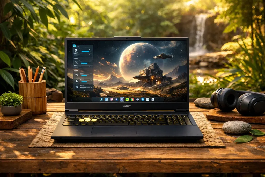 Fotografia noturna: 3 Notebooks ASUS TUF Gaming A15 que brilham no escuro