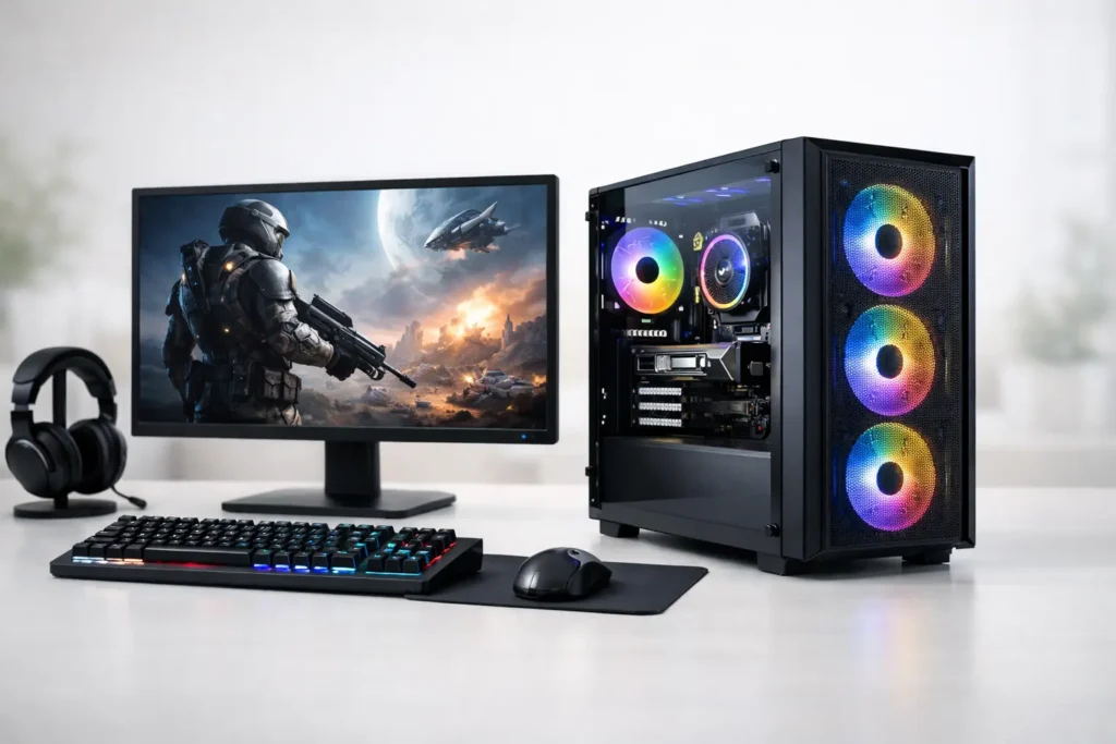 PC barato e bom para jogos destaque em 01/23/2026 09:47:50: 6 modelos poderosos para qualquer bolso