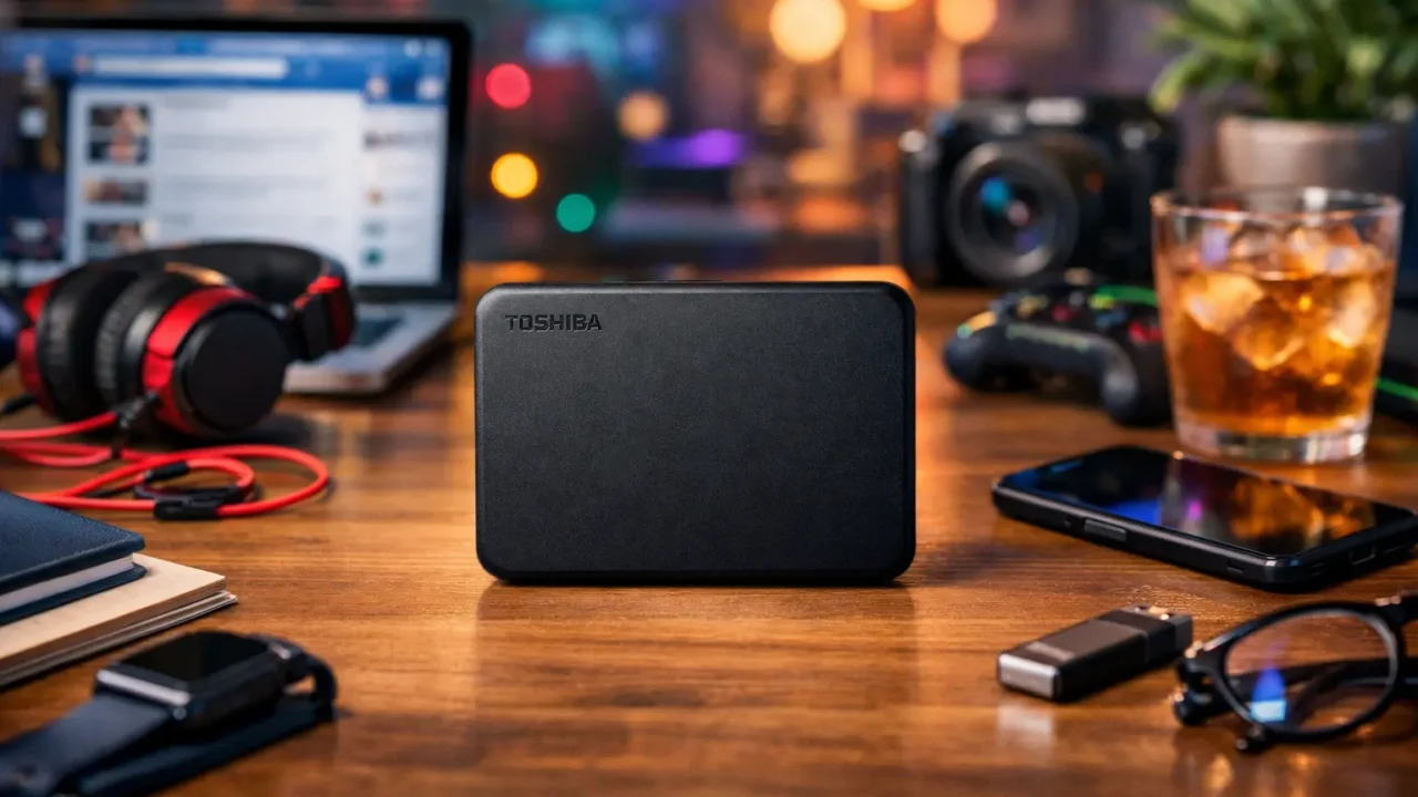 Toshiba Canvio Basics 2TB Preto destaque em 01/23/2026: 6 modelos que atendem todas as necessidades de armazenamento