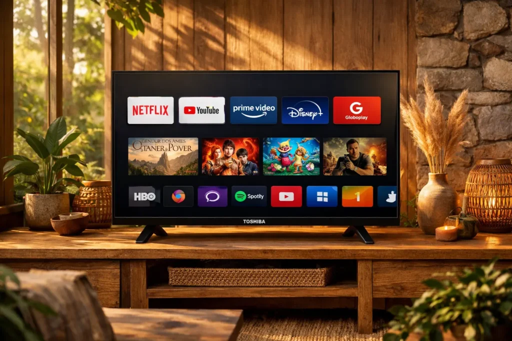 Melhor TV Smart Toshiba 43 com tecnologia de ponta