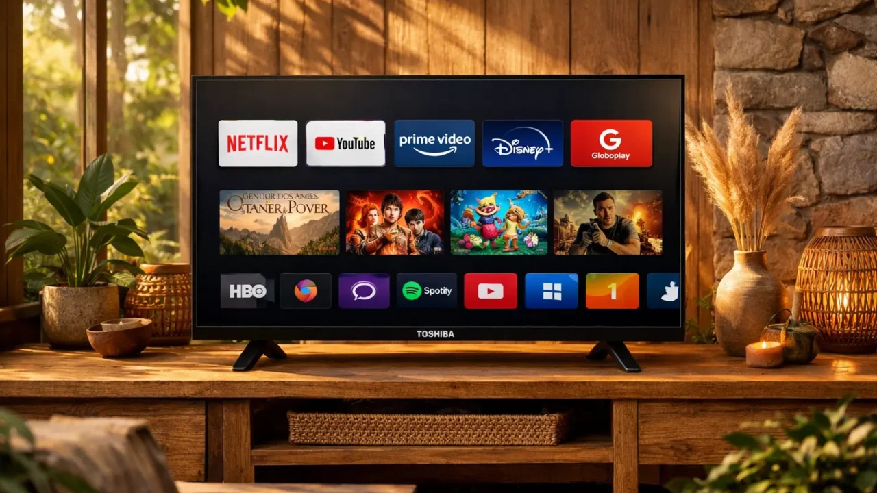Melhor TV Smart Toshiba 43 com tecnologia de ponta