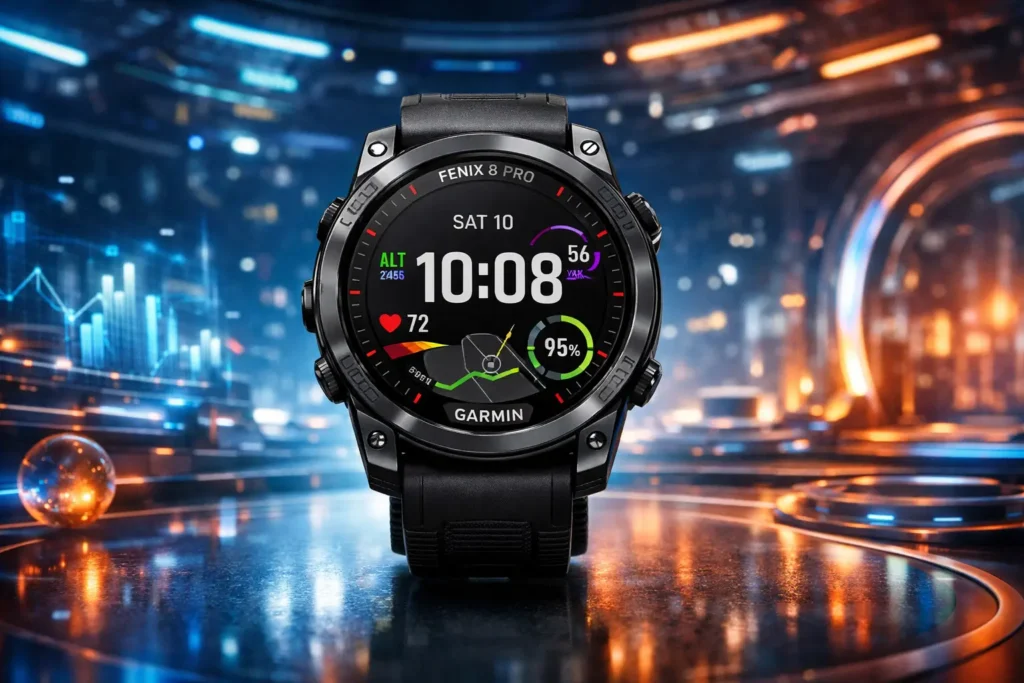 Fenix 8 Pro Garmin destaque em 01/25/2026 09:25:03: 6 modelos de relógios multiesportivos para qualquer bolso