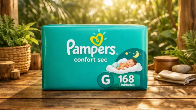 Top 6 Fraldas Pampers Confort Sec G 168 Unidades para o Dia a Dia