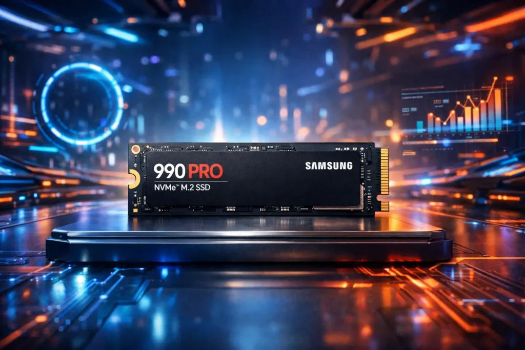 6 Samsung 990 PRO NVMe SSD com garantia estendida e suporte VIP