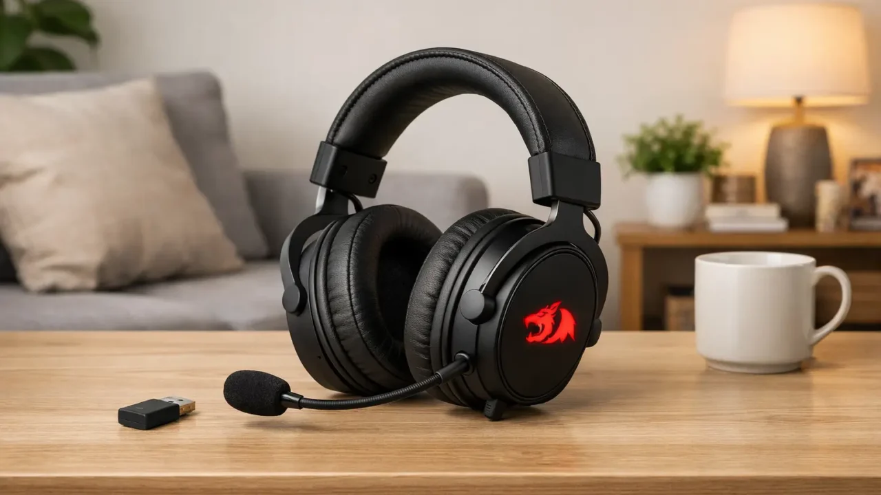Headset Gamer Redragon Zeus Pro 7.1 Wireless Bom e Barato que Valem a Pena