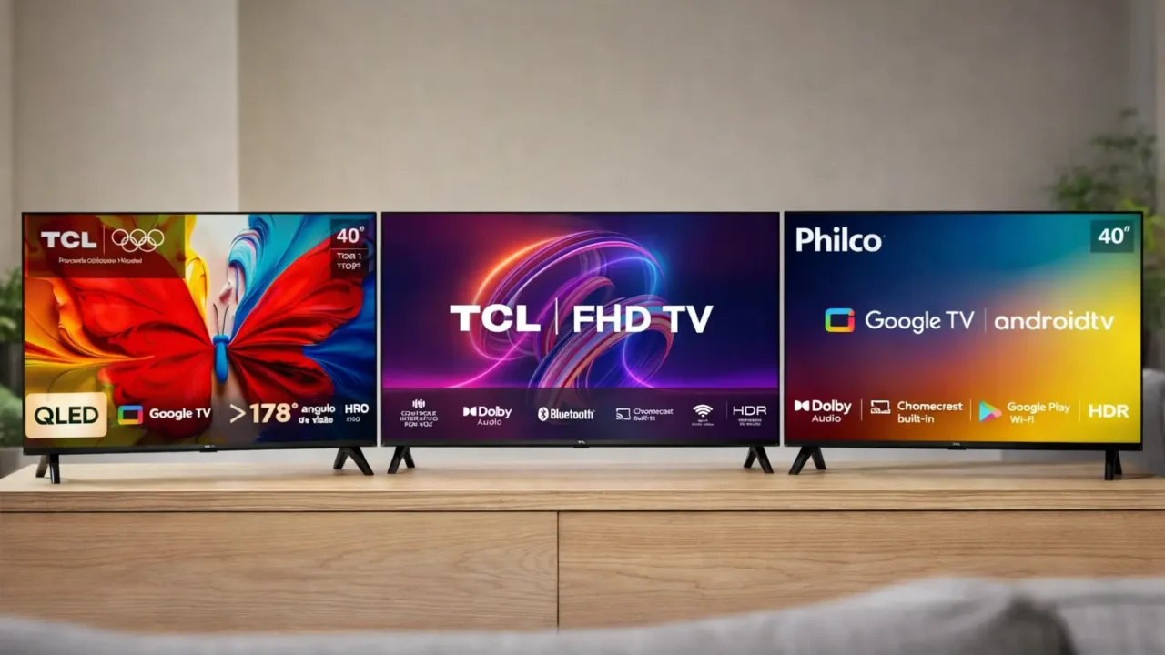 TV Smart 40 polegadas: 4 opções para escolher com clareza