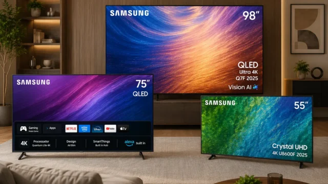 TVs Samsung grandes: 3 opções por perfil para escolher