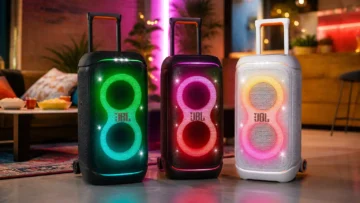 Caixas de som JBL: 3 opções com show de luzes e som potente para festas